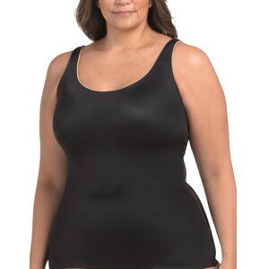 RED HOT BY SPANX Black Flipside Firmers 4 Way Shaping Tank